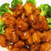 Tvp General Tso'S Chicken · Hot and spicy.