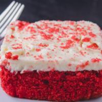 Red Velvet Cake · Fresh homemade red velvet cake made from scratch!