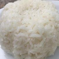 Side White Rice · Steamed white rice.
