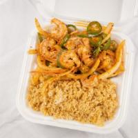 Spicy Shrimp With Peanuts · Hot & spicy.  Gluten-Free.
