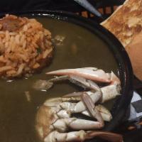 File Gumbo · A rich creole concoction of fresh imported Louisiana blue crabs, shrimp, chicken sausage, ch...