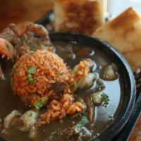 File Gumbo Ya Ya · For the ultimate Gumbo aficionado! Instead of traditional steamed rice, you get a savory ble...