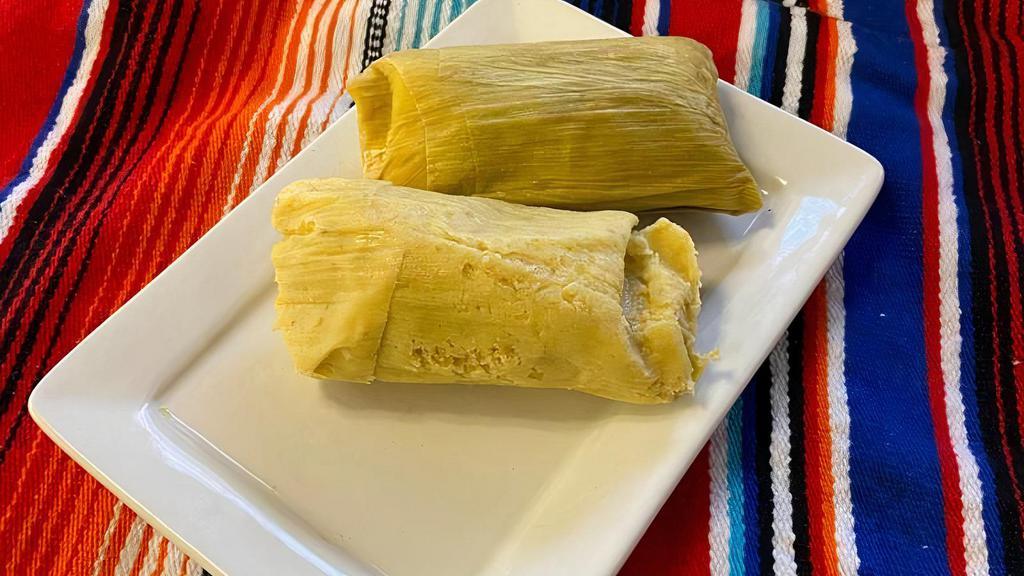 Chicken Tamales · Tamale with chicken.