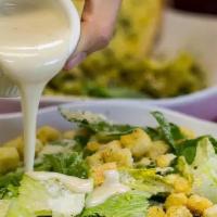 Caesar Salad - Large · Romaine lettuce, croutons, Parmesan cheese.