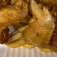 Chicken Box · four whole wings and french fries