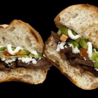 Pick Your Meat Torta · Toasted bolillo filled with choice of meat, refried beans, lettuce, tomato,