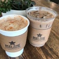 Spicy Mocha · Served Iced or Hot. This dark chocolate mocha is infused with cayenne pepper to give it a ki...