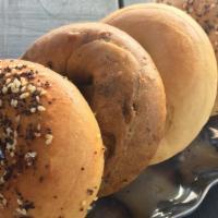 Rockstar Bagels · We offer bagels from local baker Rockstar Bagel.  We offer everything, cinamon raison, and p...