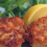 (2) Jerk Lump Crab Cakes · Fried or Boiled. Jumbo lump crab meat with Judy’s special jerk seasonings and little filler.