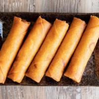 Egg Rolls
 · Chicken mixed with carrot, taro, and onion fried to a crisp and served with sweet chili sauce.