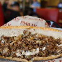 Cream Cheese Steaks · Steak, Mushroom, grilled onions, green peppers, jalapenos, Philly cream cheese.