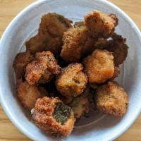 Fried Okra · Crispy yet tender, a miracle in. vegetable form.