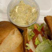 Turkey & Cheese Sub · All include mayo, lettuce, tomato, provolone, and onion.