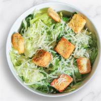 Single Side Caesar Side Salad · Romaine lettuce, tossed in house made Caesar dressing. Topped with croutons and parmesan che...