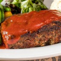 Pecan-Smoked Meatloaf · One-half pound of our beautiful blend of brisket, short-rib and chuck, brushed with a down-h...