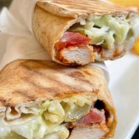 Z Pita Shawarma Sandwich · Nut allergies. Grilled chicken breast marinated to perfection with pickle and homemade garli...