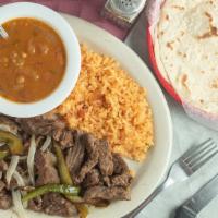 Beef Fajita Plate · Beef Fajita with grilled onions and grilled bell peppers