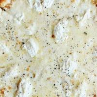 Cheese Louise · white sauce, house ricotta, mozzarella, parmesan, black pepper (vegetarian)