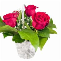 Roses Arrangement 1 · Flowers and/or vase/container may vary depending on the season and availability.