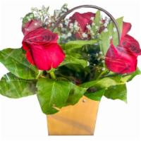Roses Arrangement 3 · Flowers and/or vase/container may vary depending on the season and availability.