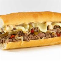 Freddys Special Cheese Steak · Fried onions, sweet peppers, hot peppers and american cheese.