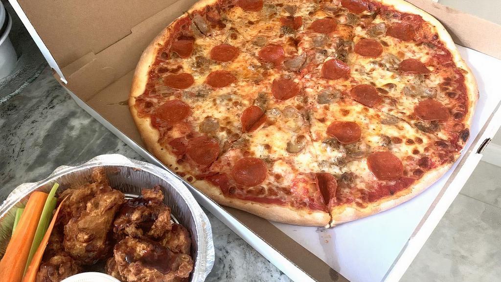 Meat Lovers · Sausage, meatballs, pepperoni and ham.