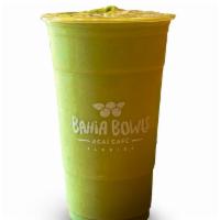Go Green Smoothie · (24oz) Spinach, kale, mango, pineapple, banana, almond milk.