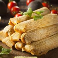 Pollo/Chicken Tamale · Tender shredded chicken with our special blend of seasonings steamed until soft and moist in...