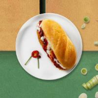 Chicken Parmesan Sub · Breaded chicken cutlet with melted cheese, and marinara sauce. Served on freshly baked toast...