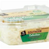 Signature Café Southern Coleslaw · 12 oz. container. Green cabbage and carrots tossed with a classic, sweet coleslaw dressing.