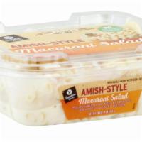 Signature Amish Macaroni Salad (Each) · Elbow Macaroni with Sweet Relish & Red/Green Bell Pepper tossed with a mayonnaise dressing. ...