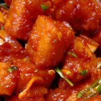 Paneer 65 · Chunks of cottage cheese or cauliflower fried with Szechwan peppers, ginger, garlic, mustard...