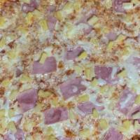 Hawaiian Pizza  · Napolitanos Cheese Pie with fresh Ham and Pineapples