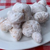 Fried Dough · With powdered sugar.