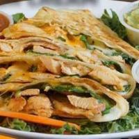 Grilled Chicken With Vegetables · Mozzarella and cheddar cheese.