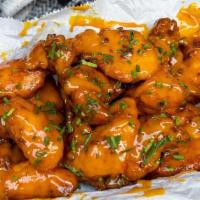 Spicy Honey Bbq Wings · honey, BBQ sauce, cayenne