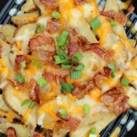 Bacon Cheese Fries · bacon, cheddar jack cheese