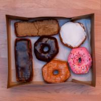 Vegan Half Dozen  · We pick a variety of our most popular and tasty vegan donuts. Subject to availability.