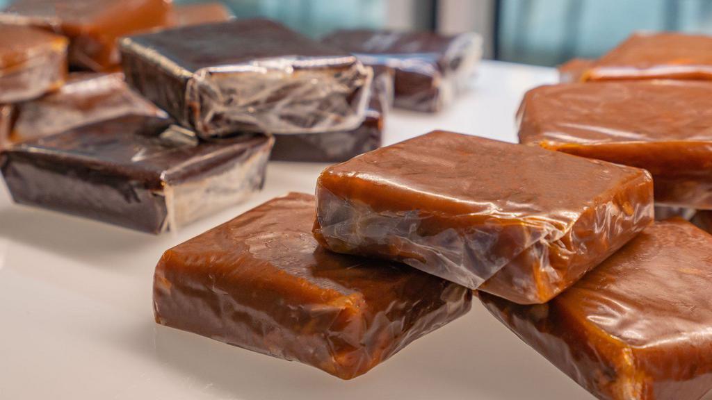 Handmade Caramels · Choose from three delectible caramel flavors.