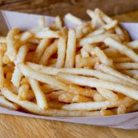 French Fries · Shoestring cut french fries.