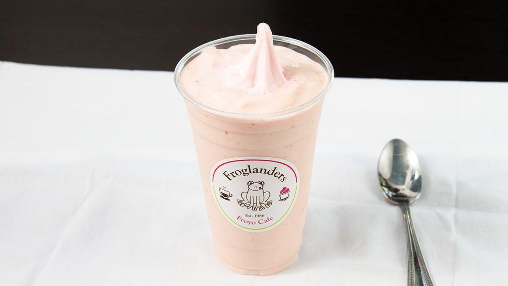 Strawnana Shake (12 Oz. Cup) · Vanilla yogurt, strawberry, banana, Whole milk.