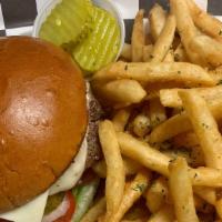 Your Way Burger · All burgers come with lettuce, tomato and pickles and include your choice of 3 condiments an...