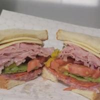 The Italian · Ham, Pepperoni, Salami, Provolone on your choice of bread