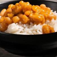 Rice & Beans · Seasoned rice savory white bean stew.