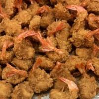Fried Shrimp Basket With Fries · 