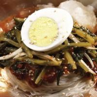 열무물냉면 Young Summer Radish Kimchi Noodles · Young Summer Radish Kimchi Noodles