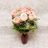Blushing Beauty · Make your special someone blush with this bouquet of 12 Roses. (Vase Included)