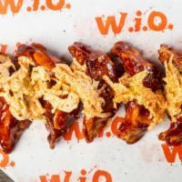 Bbq Slaw Chicken Dumplings · Coated in Hickory BBQ sauce then topped with our store-made Smokin’ Ranch Slaw
