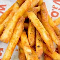 Straight Cut Fries · Crispy seasoned fries tossed in or classic fry seasoning or any WIO dry rub. Simply irresist...