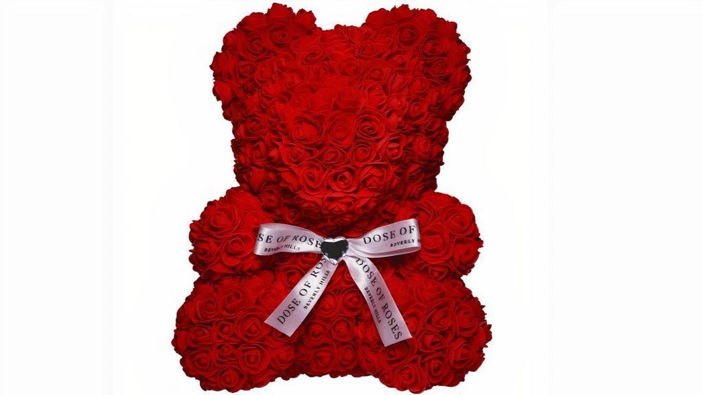 Small Red Rose Bear · Small rose bear in a luxury package.